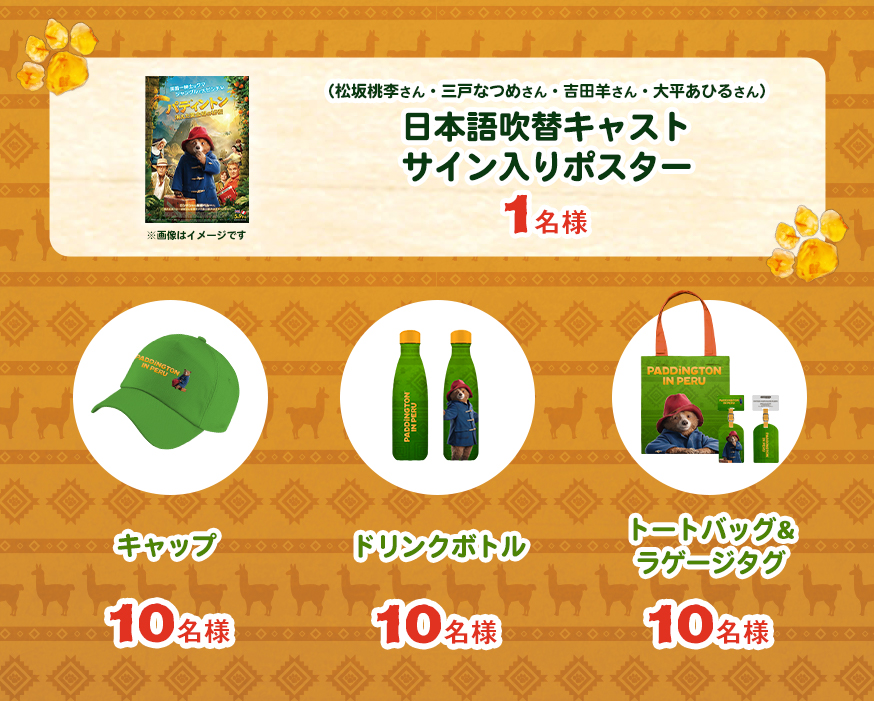 プレゼント内容